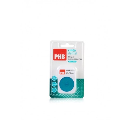 CINTA DENTAL NYLON CON CERA phb fluor y menta (50 m)
