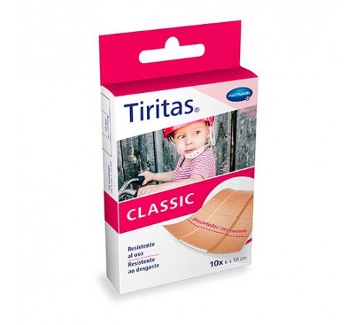 APOSITO ADHESIVO tiritas classic (precort 1 m x 6 cm  10 u)