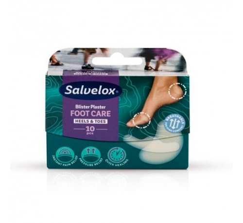 APOSITOS HIDROCOLOIDES salvelox protectores (40 x 61 mm/ 21 x 64 mm 10 u)