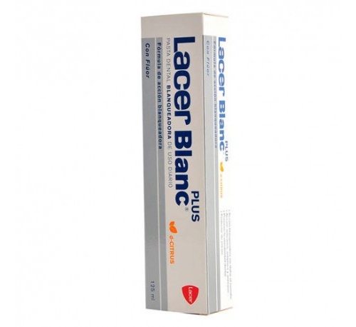 PASTA DENTAL lacerblanc plus blanqueadora uso diario (d- citrus 125 ml)
