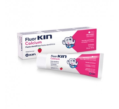 fluor kin calcio pasta dentifrica (75 ml)