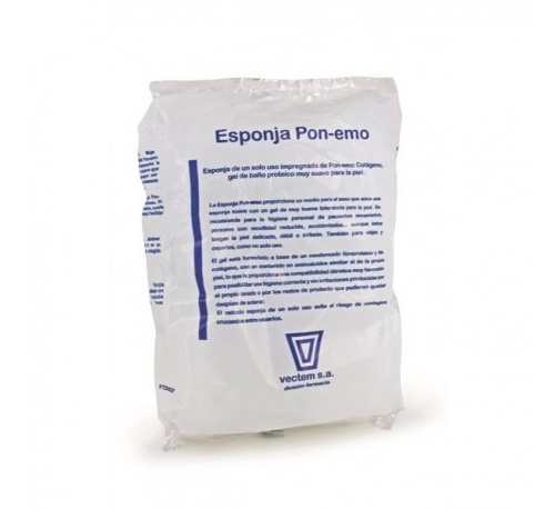 pon-emo esponja enjabonada desechable (24 esponjas)