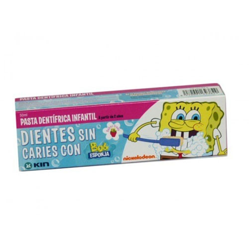 bob esponja pasta dental infantil (50 ml)