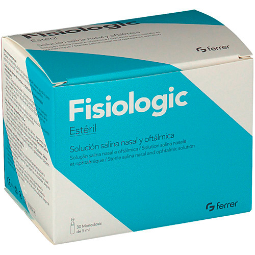 fisiologic solucion salina nasal y oftalmica (5 ml 30 monodosis)