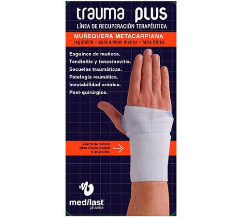 MEDILAST TRAUMA PLUS muñequera metacarpiana (blanca)