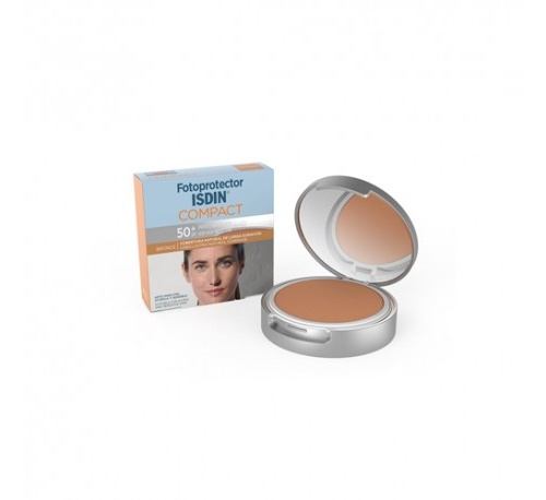 MAQUILLAJE COMPACTO OIL-FREE fotoprotector isdin compact spf-50+ (bronce 10 g)