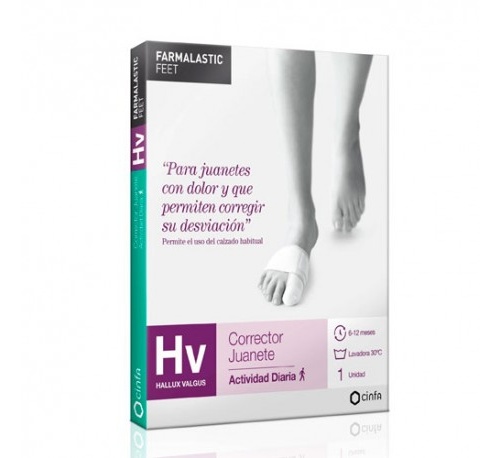 FARMALASTIC GEL DE SILICONA corrector juanetes hallux valgus (t- med)