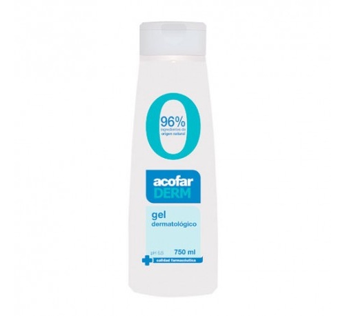 Acofarderm gel dermatologico 0% (1 envase 750 ml)