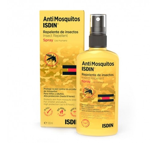 antimosquitos isdin spray repelente de mosquitos (100 ml)