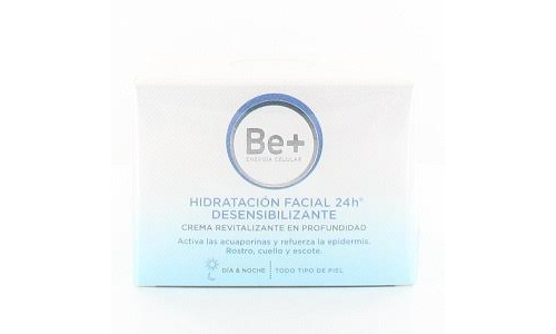 CREMA REVITALIZANTE EN PROFUNDIDAD be+ hidratacion facial 24 h desensibilizante (50 ml)
