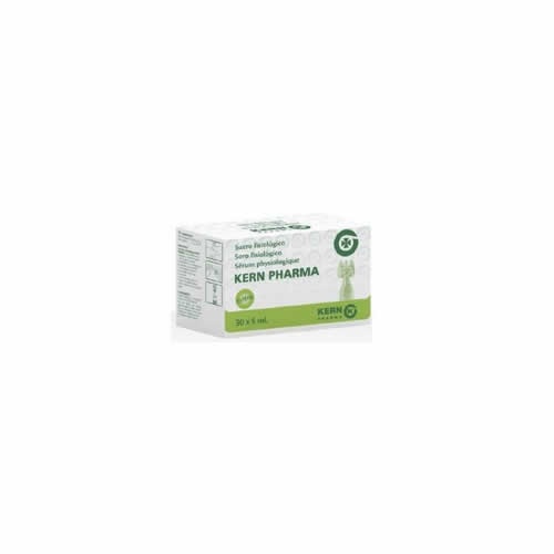 kern pharma suero fisiologico esteril (monodosis 5 ml 18 unidades)