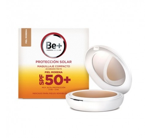 be+ proteccion solar maquillaje compacto spf 50+ (p morena 10 g)