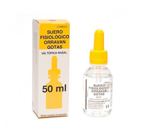 orravan suero fisiologico (gotas 50 ml)