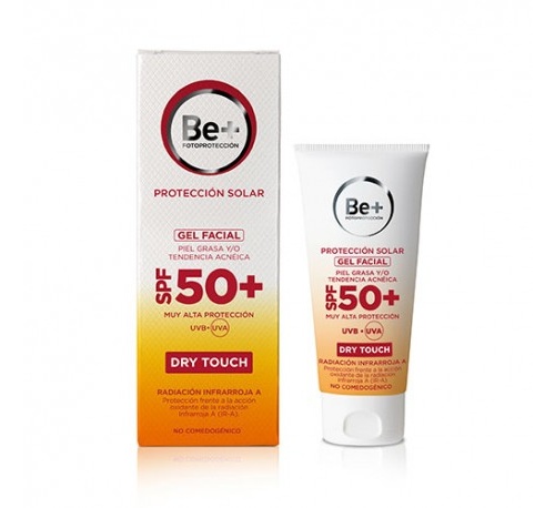 Be+ gel facial pieles grasas  spf 50+ (50 ml)