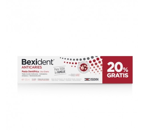 bexident anticaries pasta dentifrica (125 ml)