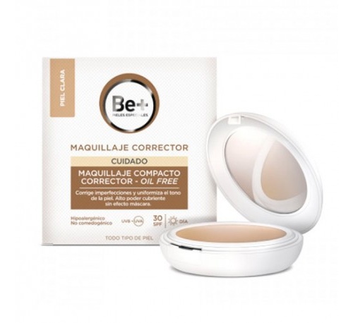 be+ maquillaje compacto corrector oil free spf30 (p clara 10 g)
