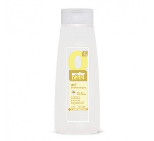 Acofarderm gel dermatologico 0% camomila (1 envase 750 ml)