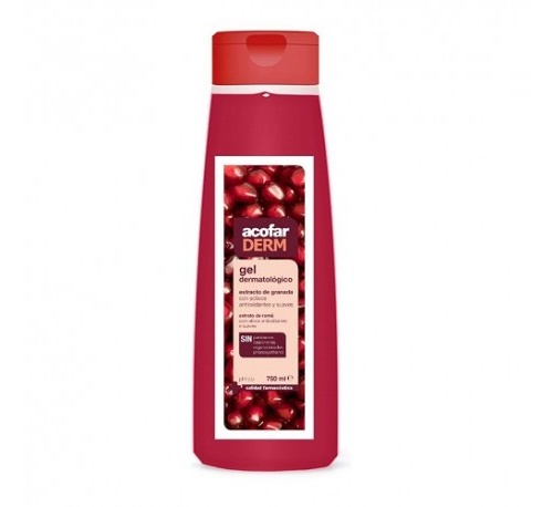 Acofarderm gel extracto de granada (1 envase 750 ml)