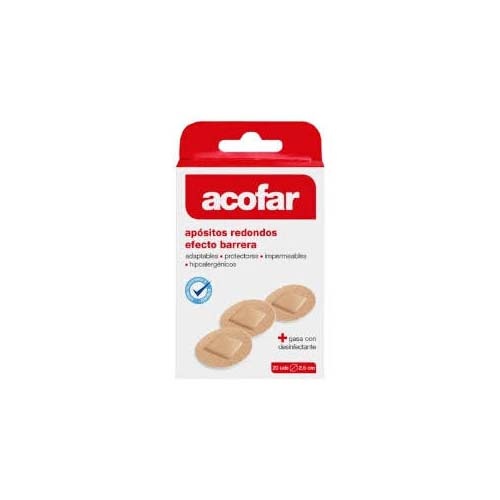 Acofar aposito adhesivo (redondos 20 u)