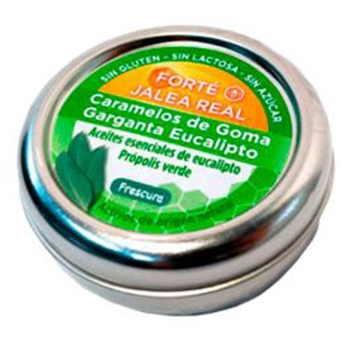 Forte jalea real caramelos goma garganta (1 envase 45 g sabor eucalipto)