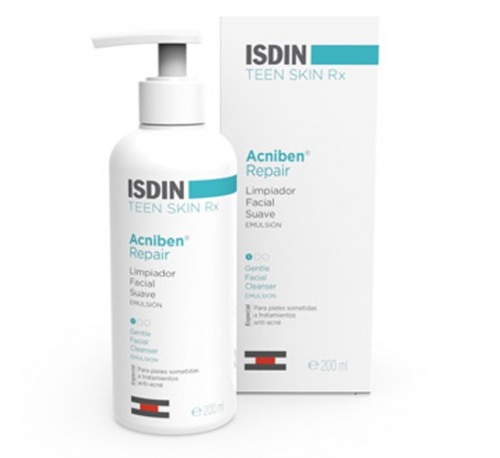 ISDIN TEEN SKIN RX acniben repair suave limpiador facial hidratante (200 ml)