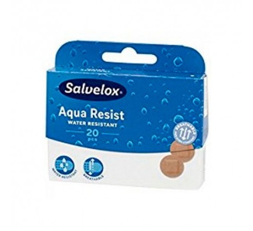 APOSITO ADHESIVO salvelox aqua resist (20 apositos redondos)