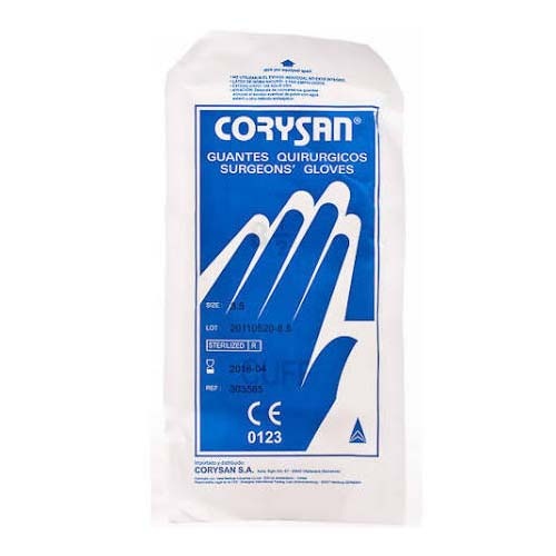 CORYSAN ESTERIL guante de cirugia (latex t-8.5 2 u)