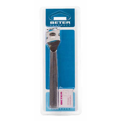 BETER cortacallos (metalico corte regulable 10 hojas)