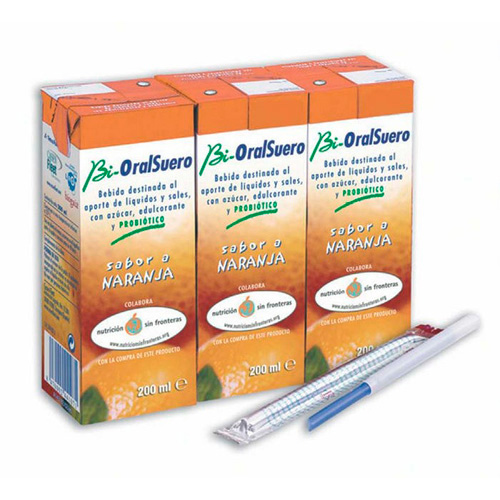 Bioralsuero (2 tetrabriks 330 ml sabor naranja)