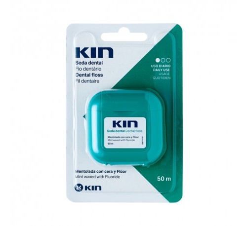 Kin seda dental mentolada con cera (1 envase 50 m)