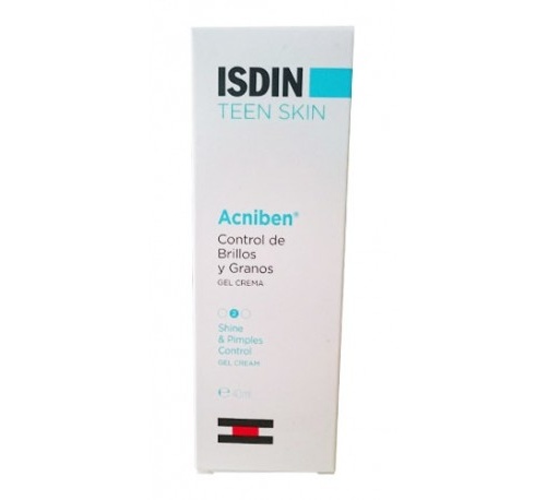 ISDIN TEEN SKIN acniben control de brillos y granos gel crema (40 ml)