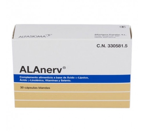 alanerv (30 capsulas blandas)