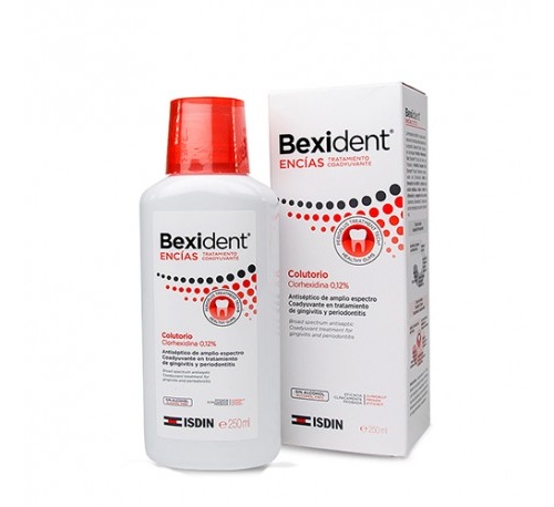 CLORHEXIDINA 0,12% bexident encias tratamiento coadyuvante (colutorio 250 ml)