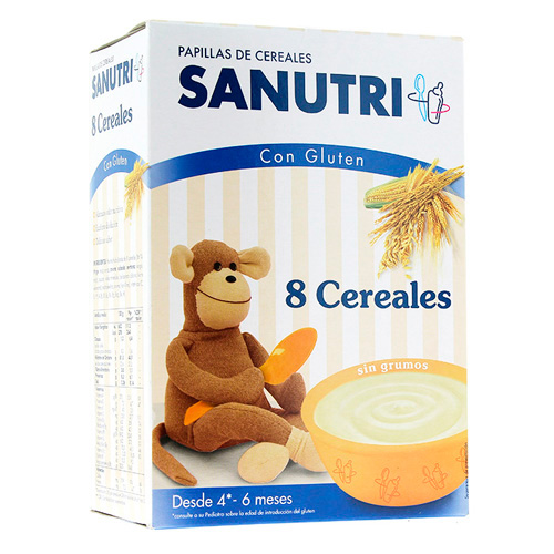sanutri papilla 8 cereales (600 g (300 g 2 bolsas))