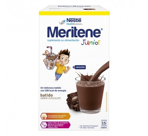meritene junior (30 g 15 sobres chocolate)