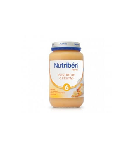 nutriben postre de 6 frutas (potito grandote 250 g)
