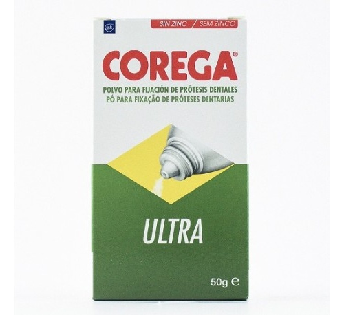 ADHESIVO PROTESIS DENTAL corega ultra (polvo  50 g)