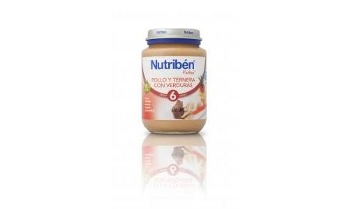 nutriben pollo ternera verdura 235g