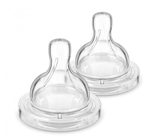 AVENT PHILIPS tetina silicona para alimentos espesos (+ 6 m 2 tetinas)