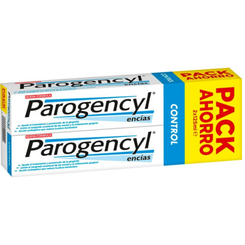 Parogencyl encias control dentifrico  2 envases 125 ml duplo especial