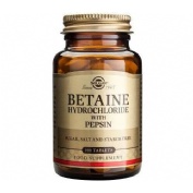 Solgar betaine clorhidr con peps 100 comp