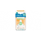 Tetina silicona boca ancha options+ - dr brown´s natural flow (cereales 2 u)