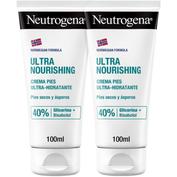 Neutrogena formula noruega pies crema ultrahidratante  2 envases 100 ml
