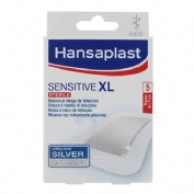 APOSITO ESTERIL hansaplast med sensitive (5 x 7,5 cm 5 u)
