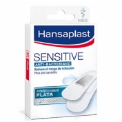 APOSITO ADHESIVO hansaplast med sensitive (forma anatomica 2 tam 20 u)
