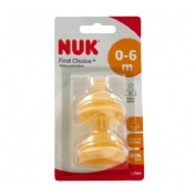NUK FIRST CHOICE tetina latex anticolico (alimento t-1 l 2 u)