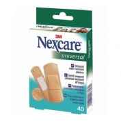 3m nexcare universal tiras protectoras impermeab - aposito adhesivo (40 tiras surtido)