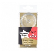 Tetina silicona liquidos espesos (+ 6 meses 2 u)