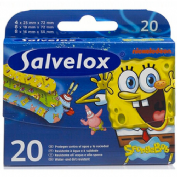 APOSITO ADHESIVO salvelox (bob esponja 20 u infantiles)