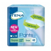 TENA PANTS SUPER absorb inc orina ligera (t- gde 12 u)